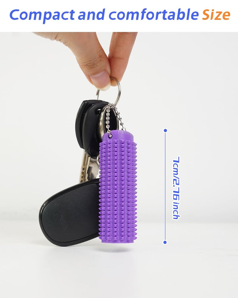 spicssa Little Ouchies Pain Fidget Toys for Adults, Spiky Sensory Anxiety Relief Stimming Tools, Pocket Stress Fidget Keychain with Spiky Texture, Pain Stim Fidget for Adults Anxiety & Stress Management - Image 4