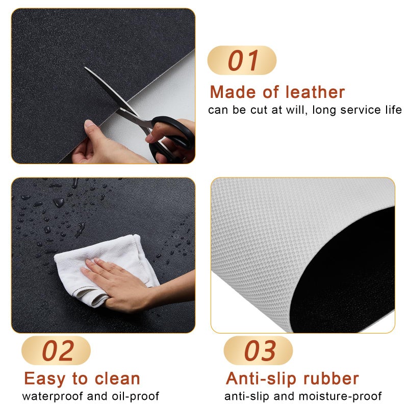 Drydiet PVC Pet Crate Floor Protection Mat 29" X 44" XXL Washable Floor Covering Reusable Waterproof Non Slip Rug Whelping Pad for Pet - Image 4