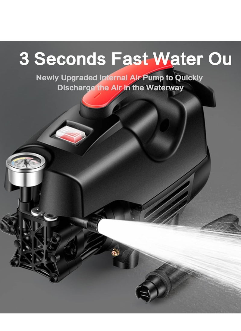 Generic Lightweight & Powerful 2200W Pressure Washer, 3.96 GPM water consumption, 3190 PSI water pressure, Rotary nozzle, Dual sink system, High Bar Pressure for Washing Home, Garden, Motorbike, Car  - Image 2