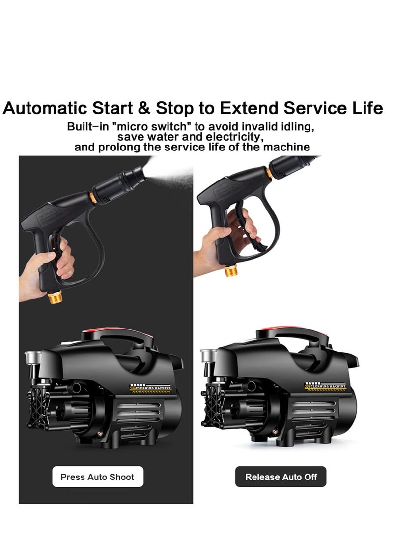 Generic Lightweight & Powerful 2200W Pressure Washer, 3.96 GPM water consumption, 3190 PSI water pressure, Rotary nozzle, Dual sink system, High Bar Pressure for Washing Home, Garden, Motorbike, Car  - Image 3