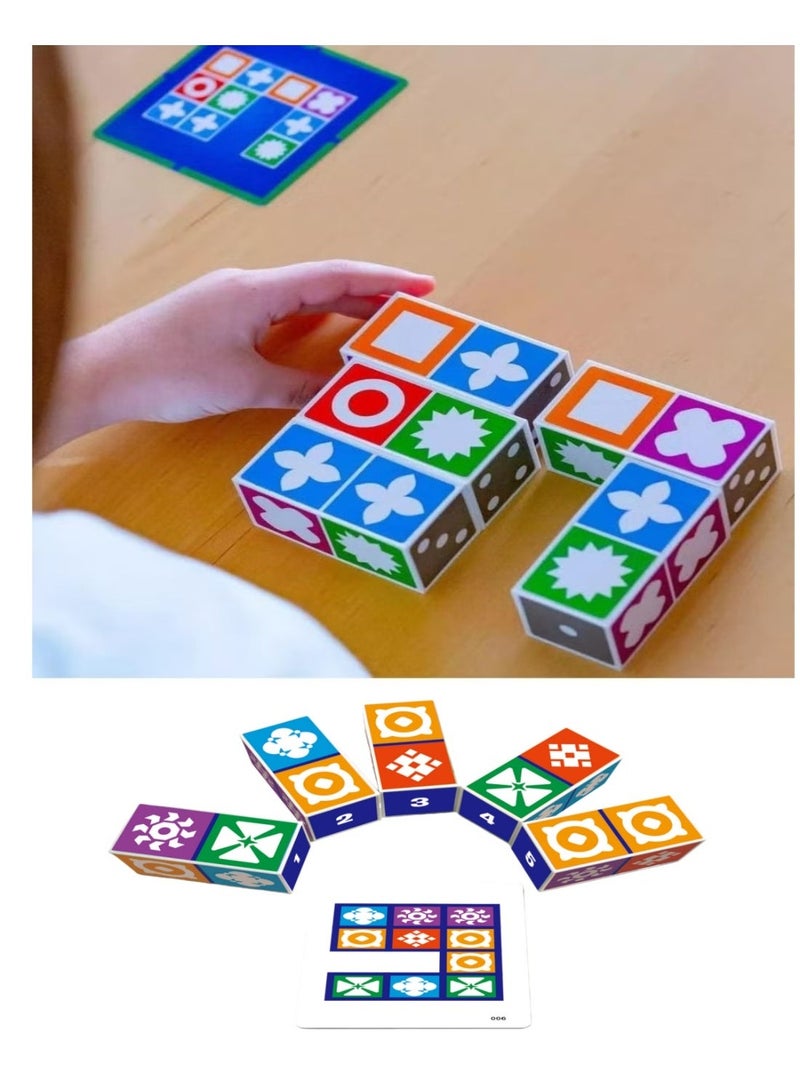 اكسيسن لعبة ألغاز مطابقة الأنماط لعبة ألغاز مطابقة الأنماط لعبة ألغاز ألعاب لوحية ألعاب سفر للأعمار من 7 سنوات فما فوق - Image 1