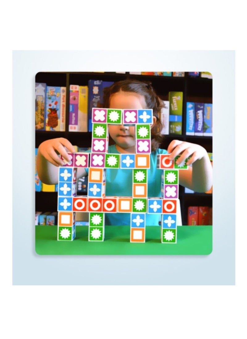 XICEN - Pattern Matching Puzzle Game Toy Match Madness Brain Teasers Board Games Toys Travel Games For Ages 7 and up - Image 1