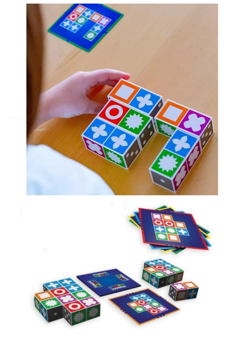 XICEN - Pattern Matching Puzzle Game Toy Match Madness Brain Teasers Board Games Toys Travel Games For Ages 7 and up - Image 1