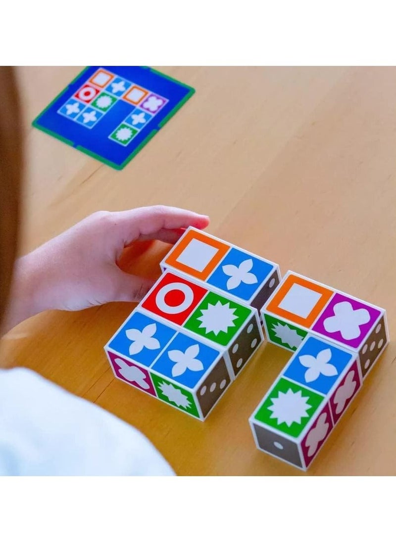 XICEN - Pattern Matching Puzzle Game Toy Match Madness Brain Teasers Board Games Toys Travel Games For Ages 7 and up - Image 1