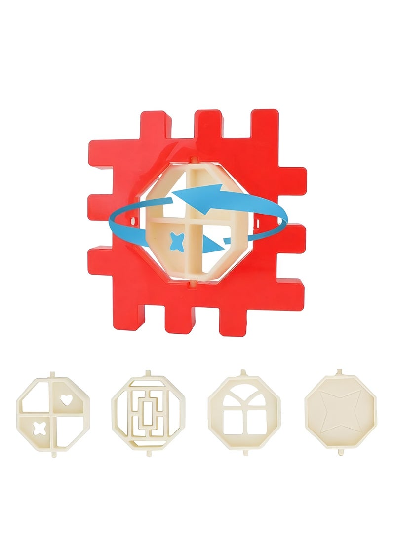 مجموعة مكعبات بناء على شكل كرات متدحرجة من 125 قطعة للأطفال - لعبة بناء ملونة من معدات ومسارات DIY للأولاد والبنات - ألعاب تعليمية لتعلم العلوم والتكنولوجيا والهندسة والرياضيات - لعب خيالي عملي للأطفال من سن 3 سنوات فما فوق - لعبة هندسية للأطفال لتنمية العقل - مجموعة بناء بلاستيكية آمنة ومتينة - Image 4