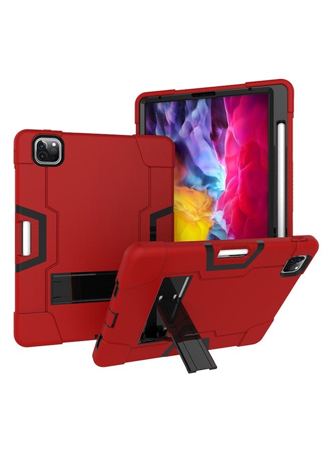 NIBEMINENT Protective Case Cover For Apple iPad Pro 12.9 (2021/2020/2018) Red/black  - Image 1