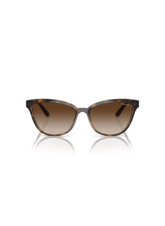 Vogue Women Full Rim Cat Eye Sunglasses 0VO5496SI 54 - Image 1