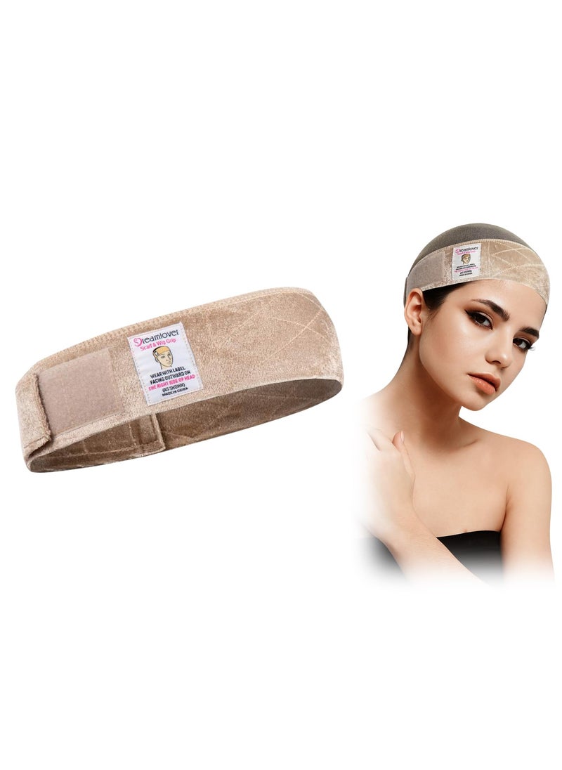 Dreamlover Dreamlover Headband for Wigs Wig Grip Headband for Women Tan 