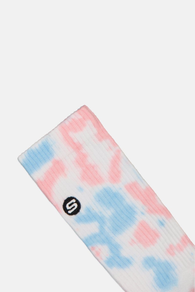 SKECHERS Women 1 Pair Embroidered Logo Crew Socks, Multicolor - Image 3