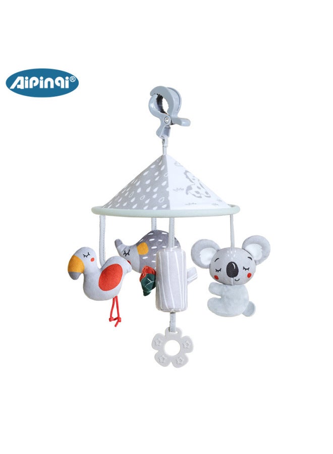 New Nordic Style Hanging Umbrella Car Hanging Baby Animal Stroller Pendant Soothing Plush Toy - Image 1