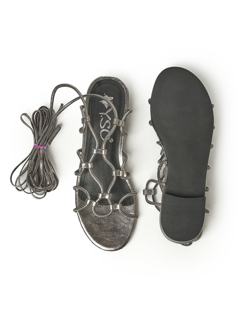 Y.so Women's Flat Slingback Sandals – Slip-On Comfort with Backstrap Support - Image 4