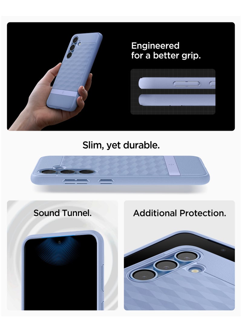 Spigen - Parallax MagFit for Samsung Galaxy S25 MagSafe Case Cover Mil Grade - Purple-ish - Image 1