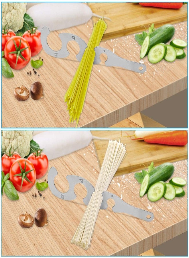 CoiTek Spaghetti Pasta Measurer Tool with 4 Serving, Stainless Steel Spaghetti Measure Portion Control Gadgets for Kitchen Cooking Tool - Image 2
