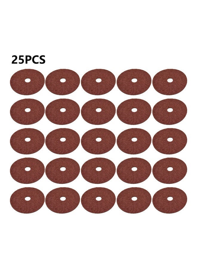 NIBEMINENT 25-Piece Sanding Disc Set Brown - Image 2