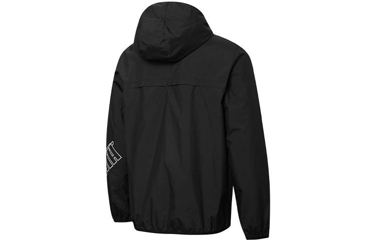 PUMA Windbreaker Logo Jacket 'Black'