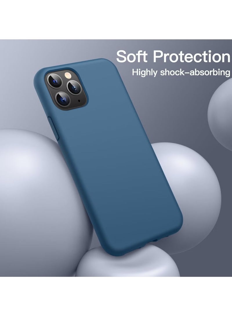 DUSALA iPhone 11 Pro Case, Liquid Silicone Phone Case for iPhone 11 Pro 5.8 Inch, Colorful Silky-Soft Protective Cover (Blue) - Image 4