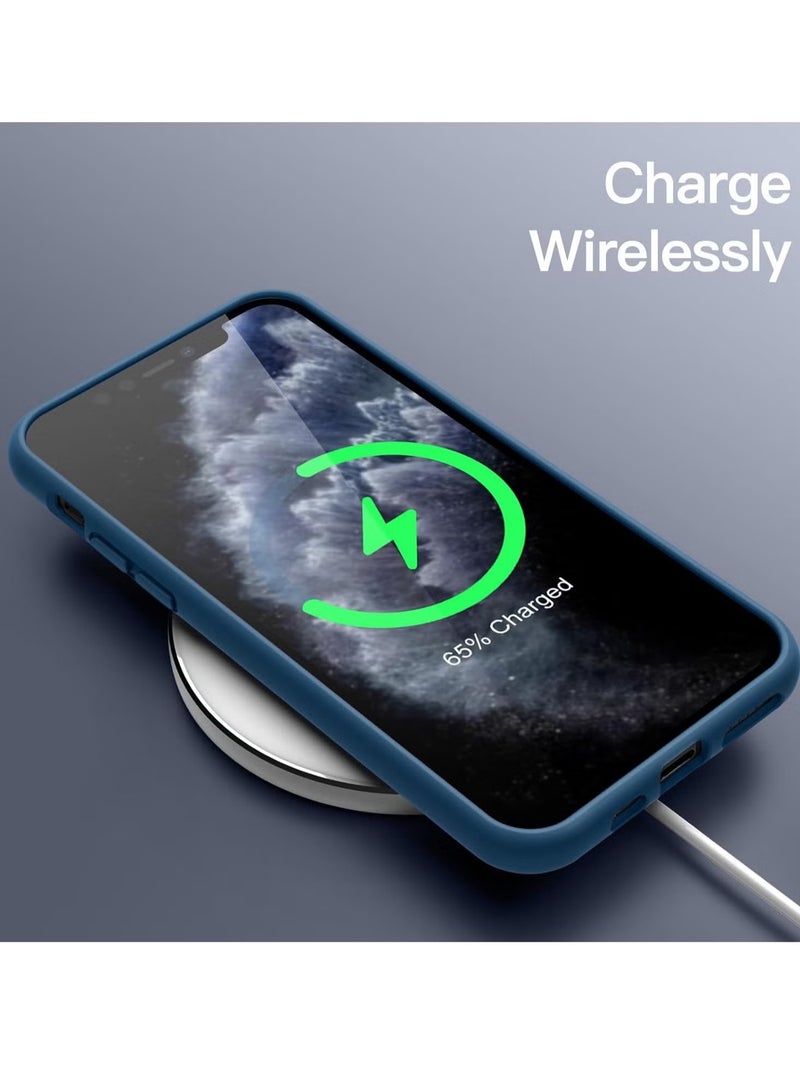 DUSALA iPhone 11 Pro Case, Liquid Silicone Phone Case for iPhone 11 Pro 5.8 Inch, Colorful Silky-Soft Protective Cover (Blue) - Image 5