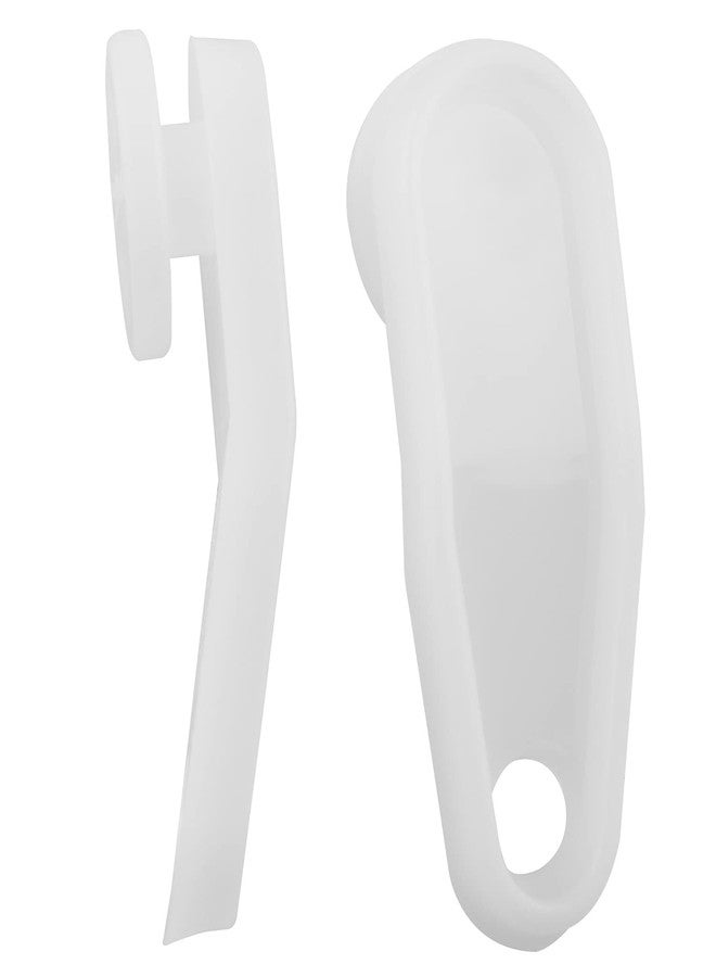 AXLIZER 50PCS Cross-bar Slide Rail Replacement Parts Traverse Rod Slides Replacement Plastic Snap-in Traversing Slides Curtain Rod Carrier Slidesfor Window Door Shower Curtain - Image 1