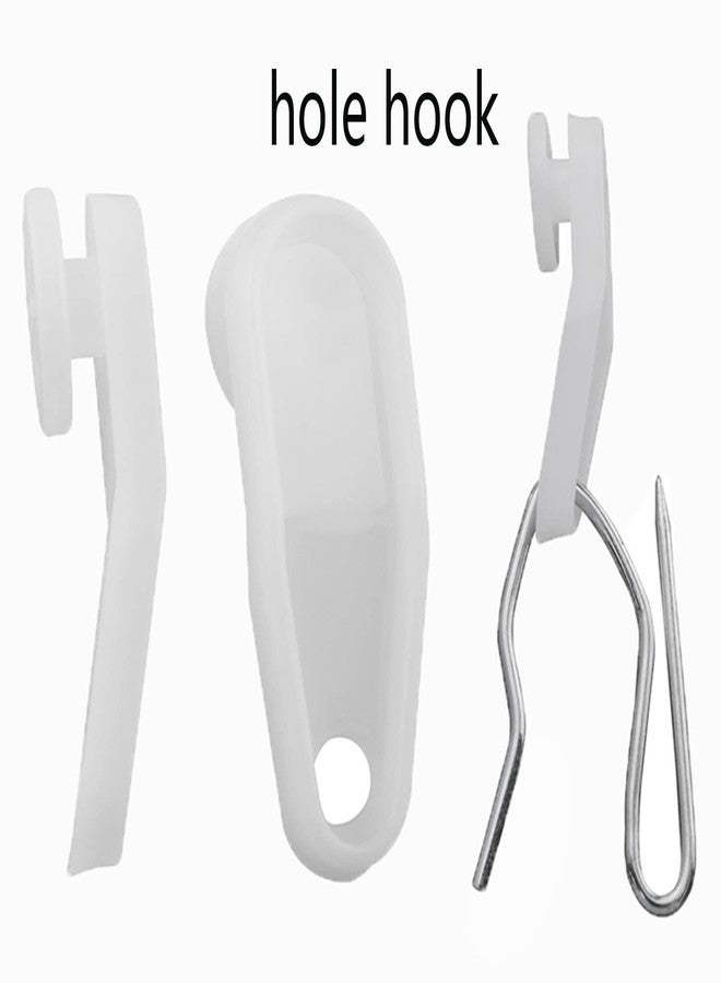 AXLIZER 50PCS Cross-bar Slide Rail Replacement Parts Traverse Rod Slides Replacement Plastic Snap-in Traversing Slides Curtain Rod Carrier Slidesfor Window Door Shower Curtain - Image 2