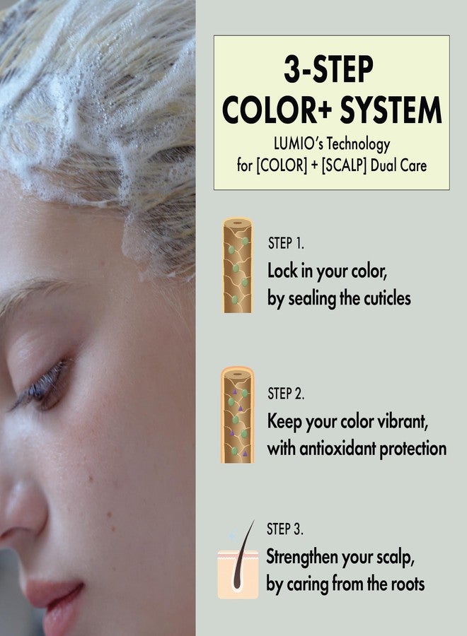LUMIO Color+ Scalp Balancing Treatment | Color Safe, Scalp & Damage Repair, for Color-Treated Hair & Sensitive Scalp, K-Beauty, Professional Salon Formula, Sulfate-Free, Low-pH, 6.76 fl.oz - Image 5