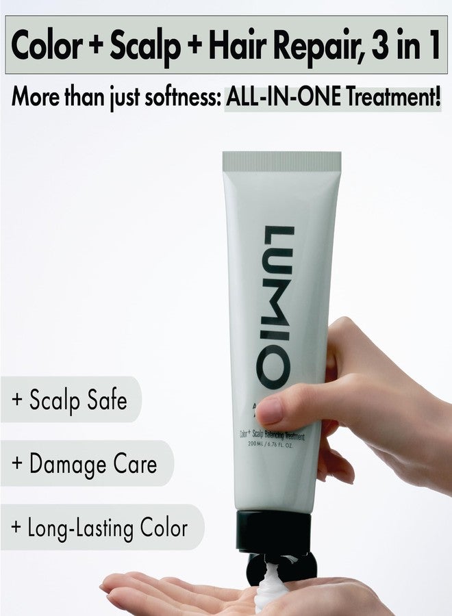 LUMIO Color+ Scalp Balancing Treatment | Color Safe, Scalp & Damage Repair, for Color-Treated Hair & Sensitive Scalp, K-Beauty, Professional Salon Formula, Sulfate-Free, Low-pH, 6.76 fl.oz - Image 2