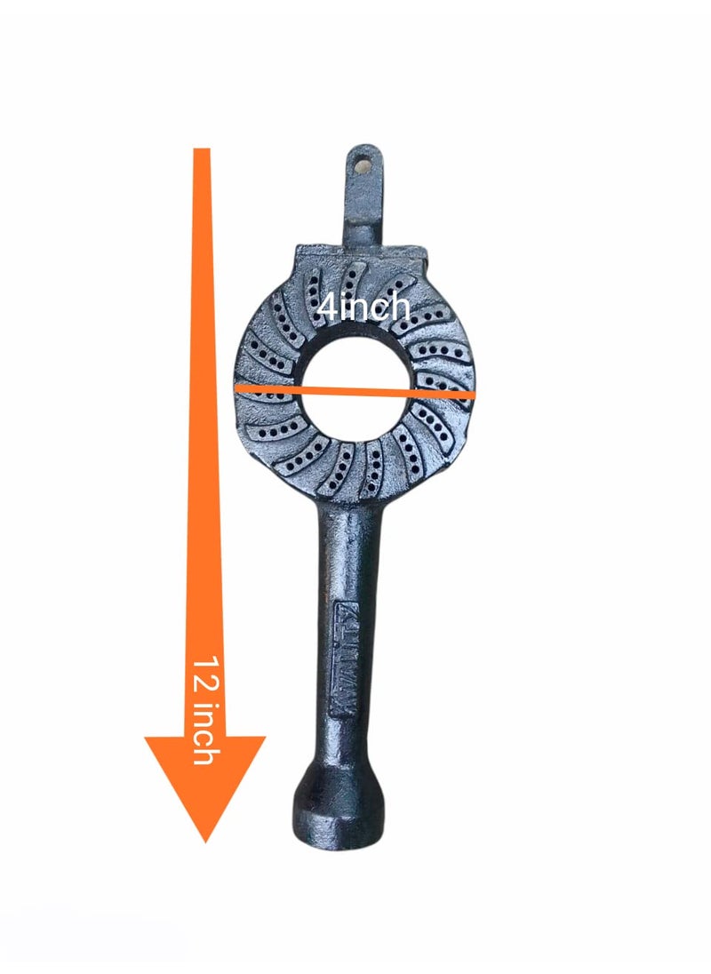 AS A S commercial high pressure jodhpuri LPG gas Burner with fitting pack of 1 small size no 1  - Image 2