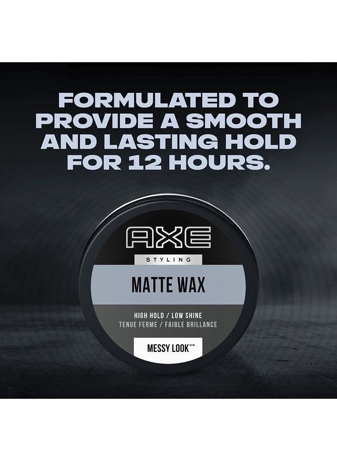 Styling Messy Look Textured Matte Hairstyle Pomade Easy to Use Styling Hair Product 2.64 oz