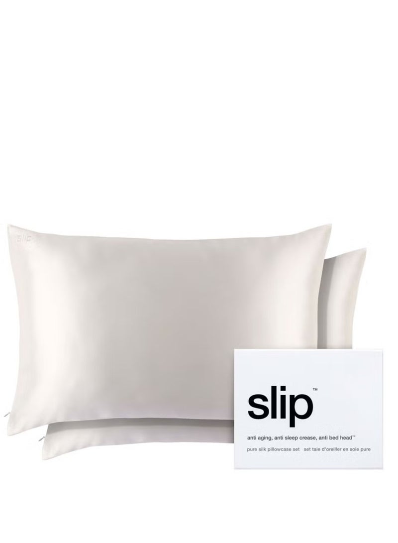 SLIP Pure Silk Queen Pillowcase Just Married Duo 