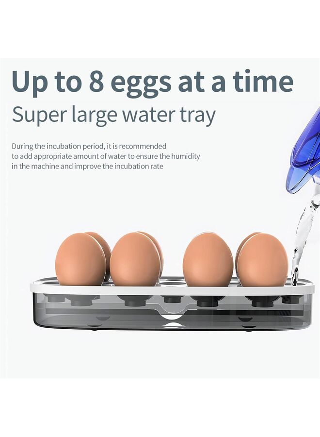 يُسلِّم حاضنة بيض، حاضنات بيض رقمية لتفقيس البيض، حاضنات بيض LED للتحكم في الرطوبة مع جهاز اختبار شموع البيض، لتفقيس بيض الدجاج والبط والسمان والطيور (اللون: أخضر) - Image 3