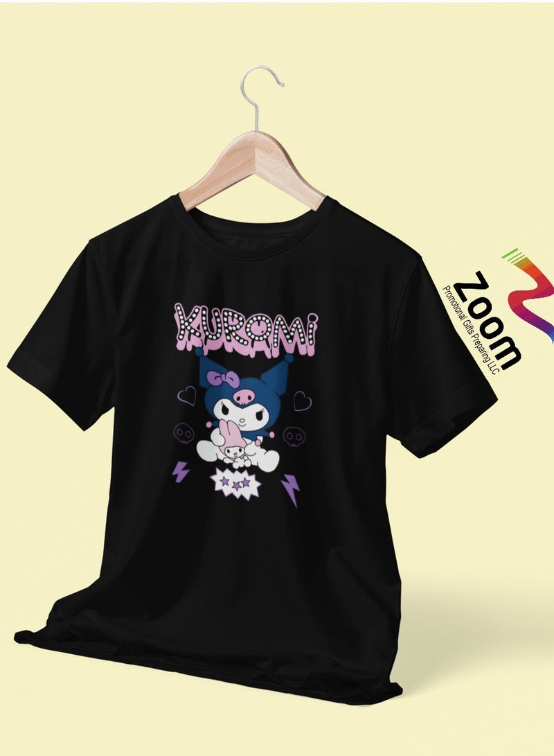 ZOOM تي شيرت كواي كيرومي للفتيات - قميص شخصية سانريو الممتع للأطفال