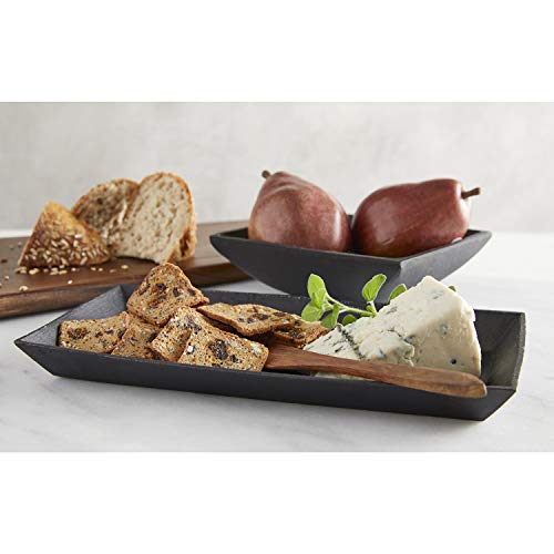 47th & Main Durable Black Cast Iron Bowl, Medium, Square,58 fluid ounces - Image 2