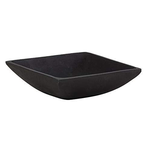 47th & Main Durable Black Cast Iron Bowl, Medium, Square,58 fluid ounces - Image 4