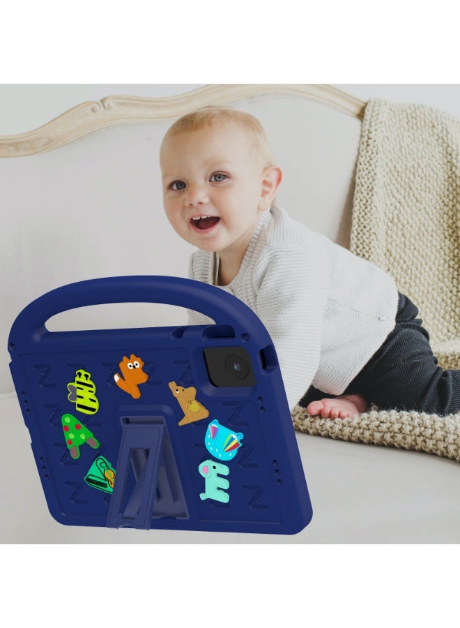 Generic Kids Safe EVA Case Xiaomi Redmi Pad SE 11-inch (2023) / Huawei Matepad SE11 (2025)，Handheld Shockproof Tablet Case(Blue) - Image 1