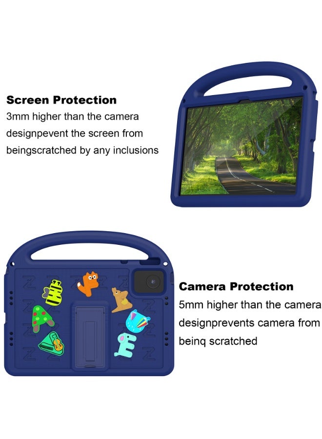 Generic Kids Safe EVA Case Xiaomi Redmi Pad SE 11-inch (2023) / Huawei Matepad SE11 (2025)，Handheld Shockproof Tablet Case(Blue) - Image 3