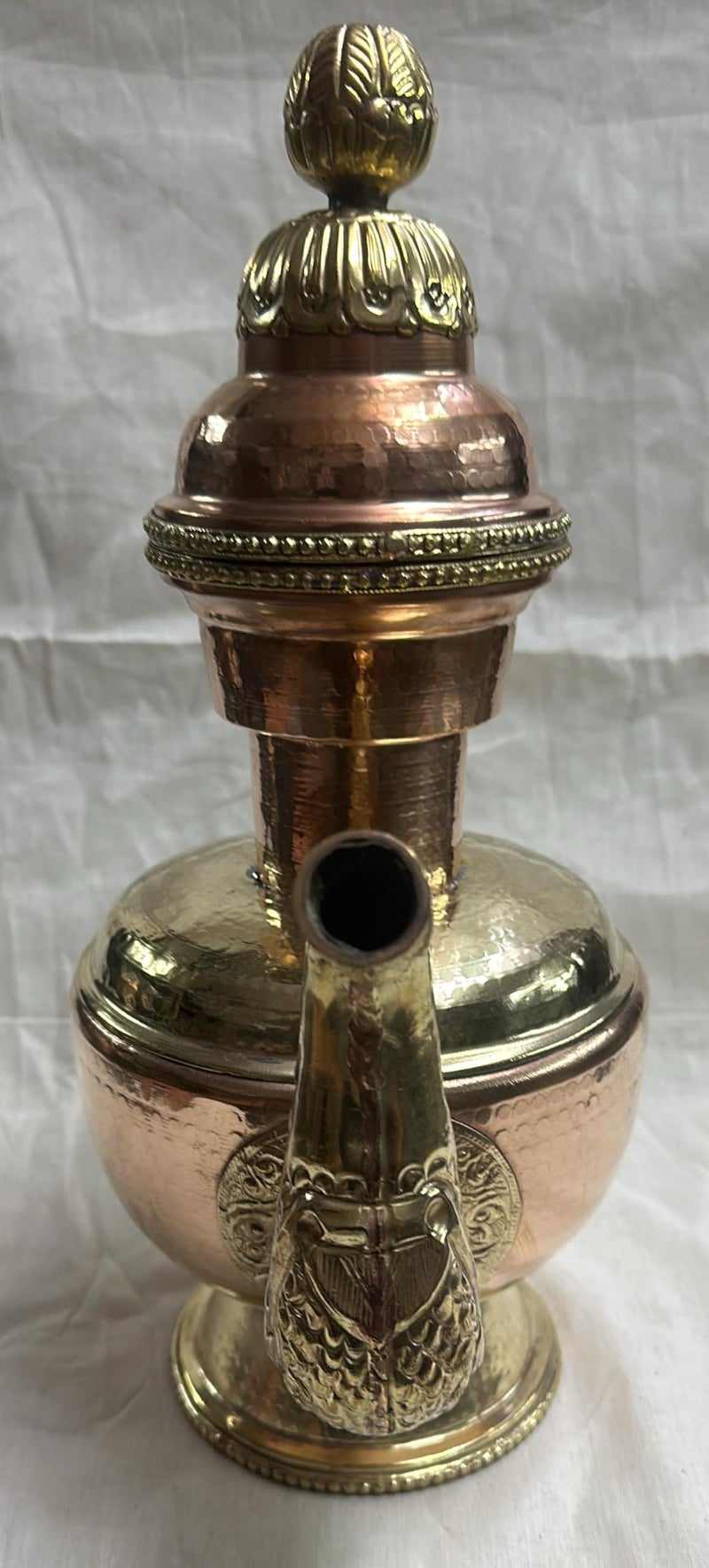 NIM Copper Antique Traditional Kettle/TEAPOT Beautifully Designed for Home Offie Decoration Ideal LADHAKI Style Home Decoration Handcrafted Display Gifting Item - Image 3