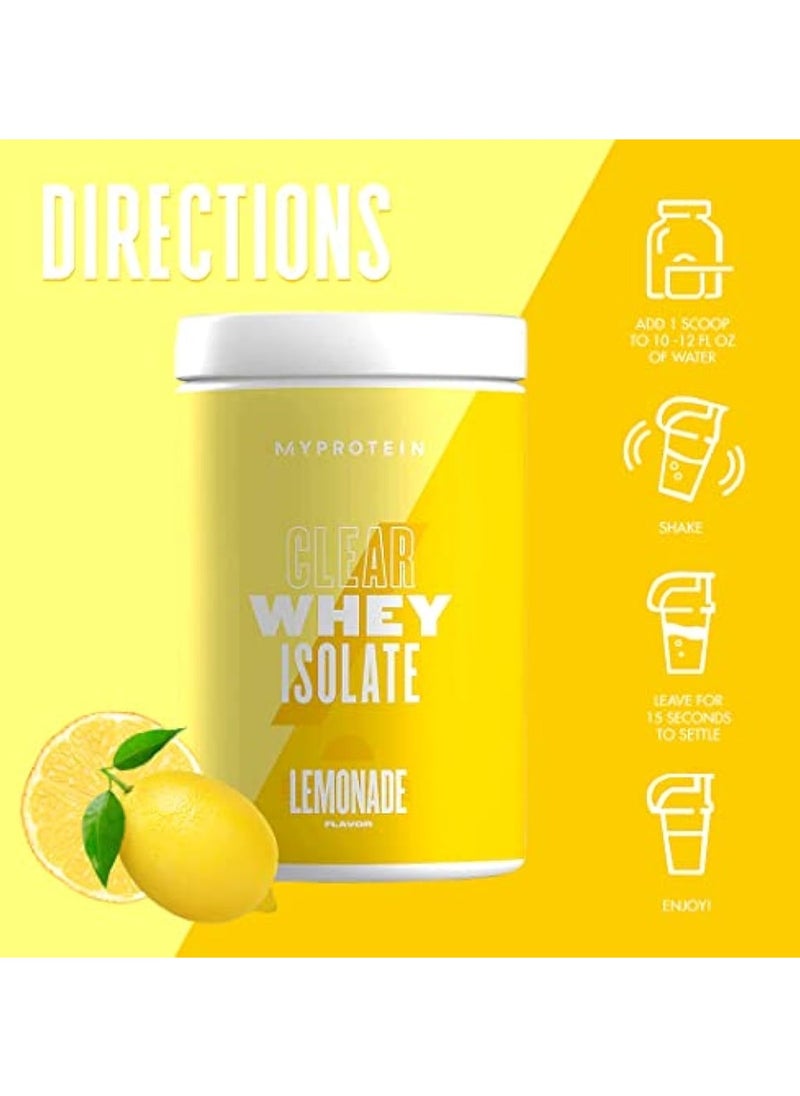 Myprotein - Myprotein Clear Whey Isolate Myprotein Clear Whey Isolate Lemonade flavored - Image 1