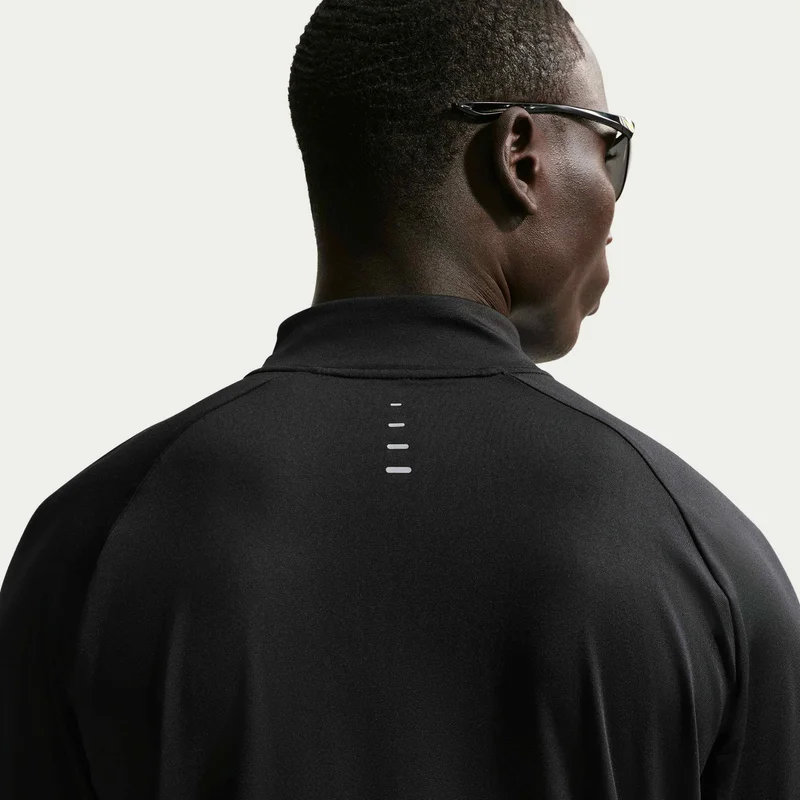 Nike Black Men's Stride Dri-FIT Running Top for Men | Best Price UAE