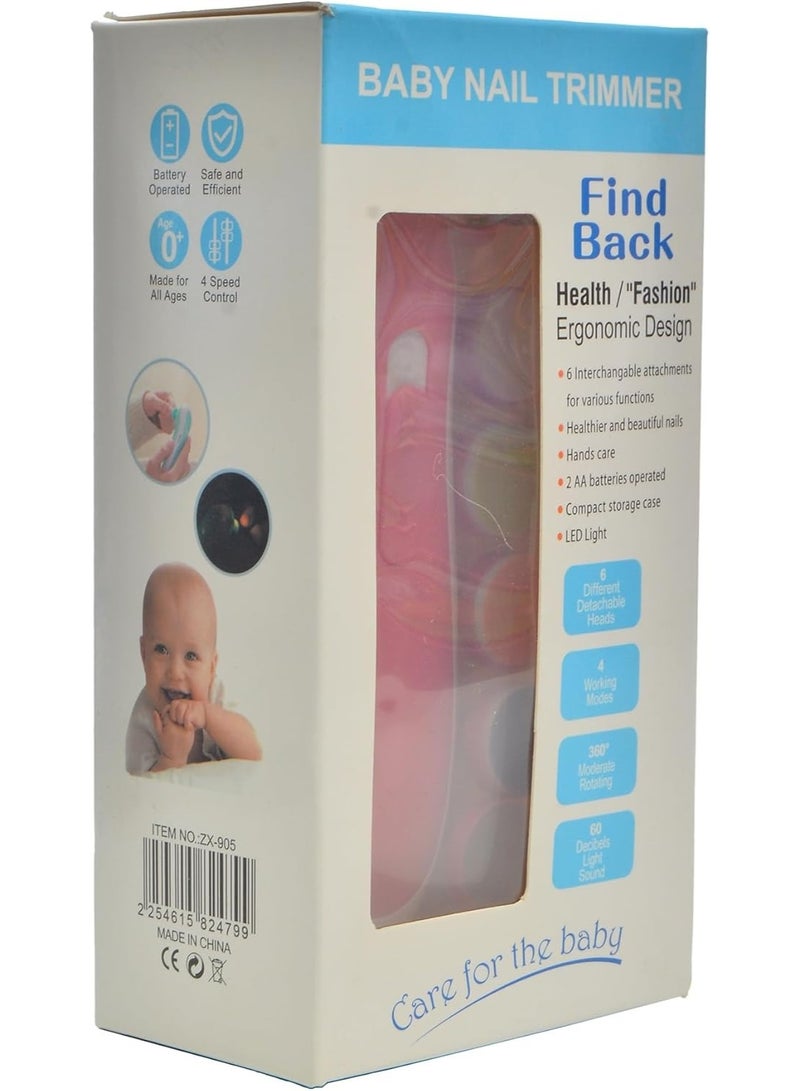 Find Back Baby Nail Trimmer Pink - Image 1