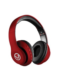 Volkano Volkano Wireless Bluetooth Headphones Impulse Series, Red  - Image 1