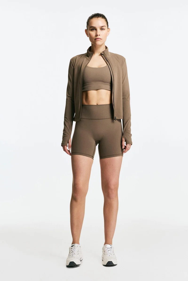 H&M SoftMove™ Zip-through sports jacket