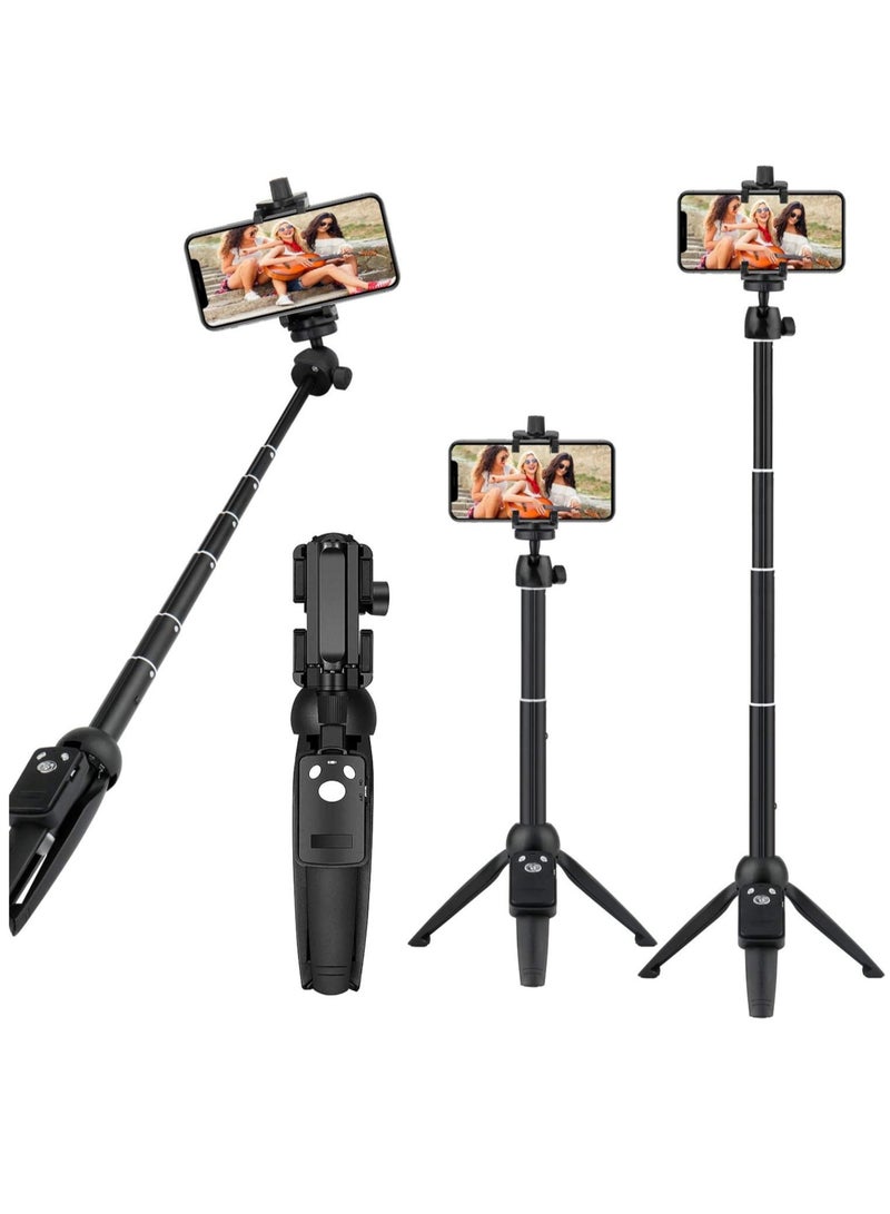 K20 Integrated Tripod BT 4.0 Wireless Selfie Stick for Smart Phone - Image 1