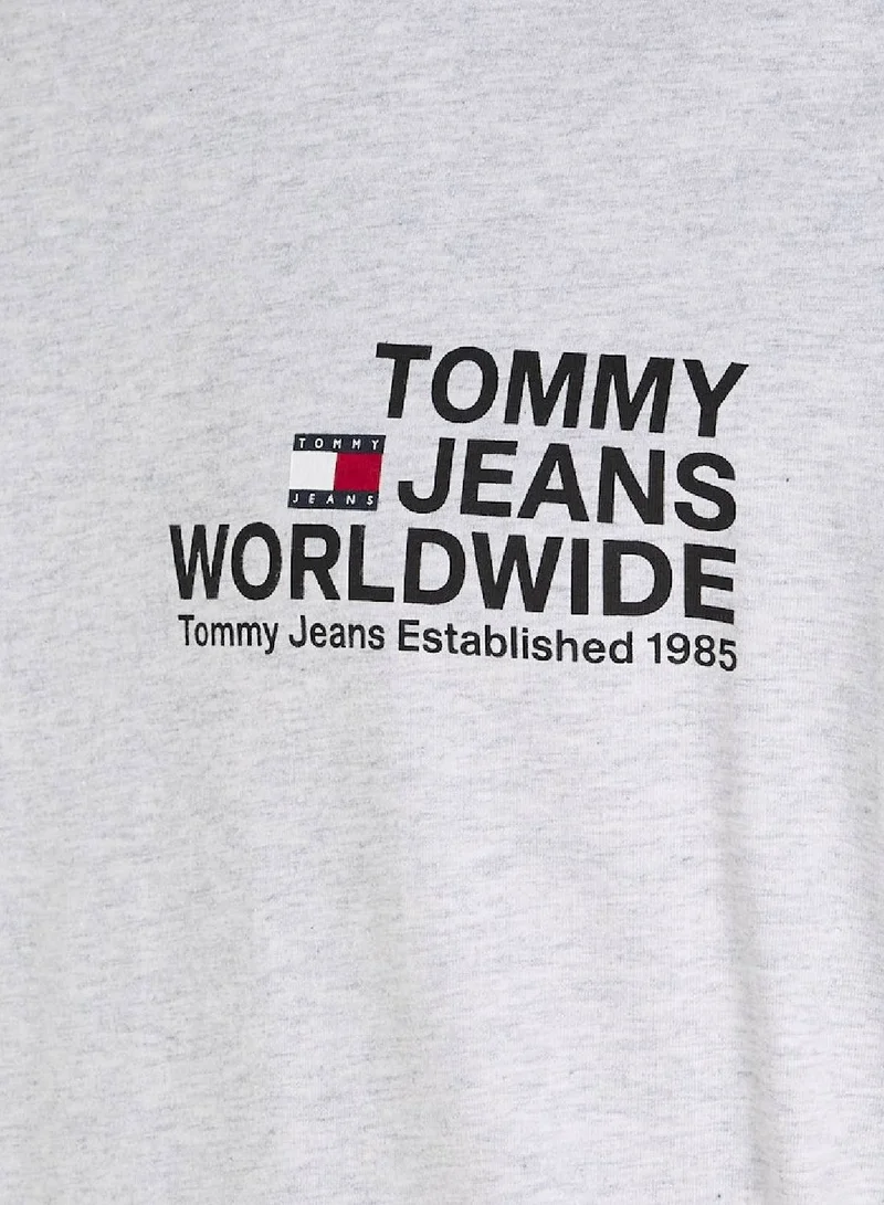 TOMMY JEANS Crew Neck Logo T-Shirt
