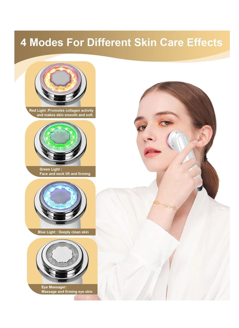 oem - Facial Massager, Electric Face Skin Tightening Machine 4 in 1 Facial Massager, High Frequency Facial Machine for Women, Girl - Image 1
