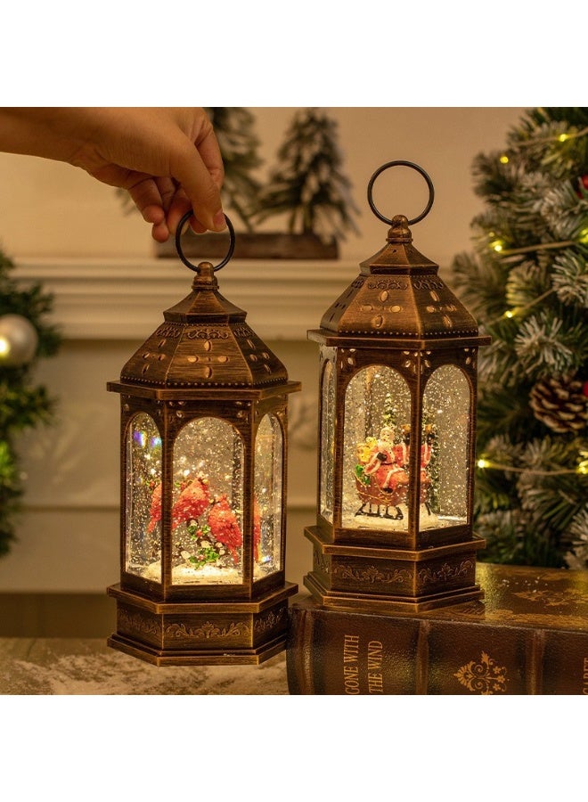 Crystal Christmas lights, Christmas gifts, bar, tabletop, and living room decorations Holiday decorations, Christmas decorations, Christmas music, festive LED lights, Santa Claus, Christmas trees, snowmen, Christmas water lanterns, Christmas gifts with music, and singing lights - Image 3