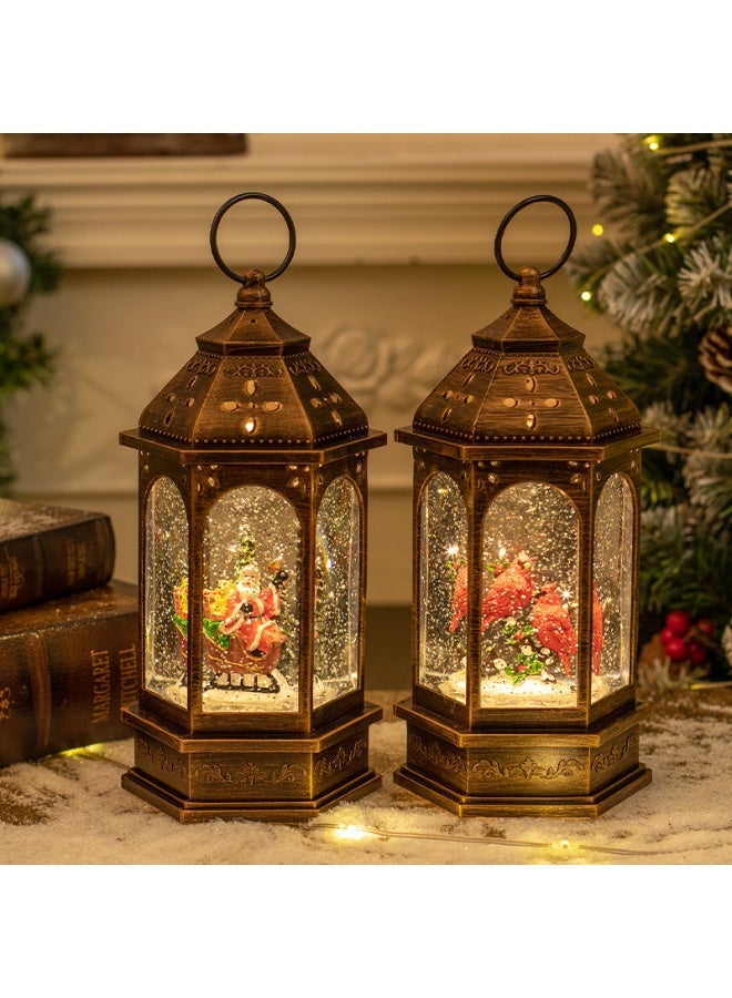 Crystal Christmas lights, Christmas gifts, bar, tabletop, and living room decorations Holiday decorations, Christmas decorations, Christmas music, festive LED lights, Santa Claus, Christmas trees, snowmen, Christmas water lanterns, Christmas gifts with music, and singing lights - Image 5