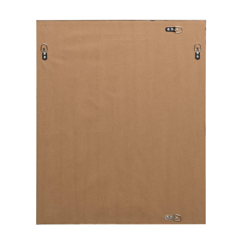 Kate and Laurel Calter Modern Decorative Framed Beveled Wall Mirror, 20 x 26, White, Contemporary Rectangle Vanity Mirror for Use as Bathroom Mirror for Over Sink or Refined Entryway Mirror - Image 4