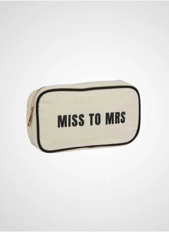 DAZED&ENGAGED MISS to MRS cosmetic pouch for the Bride