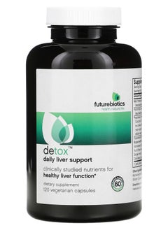 Futurebiotics Detox Daily Liver Support 120 Vegetarian Capsules 