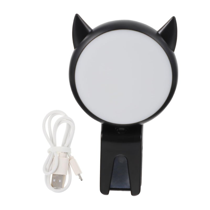 Mini Phone Clip Selfie Ring Light With Adjustable Brightness Portable LED Fill Light - Image 2
