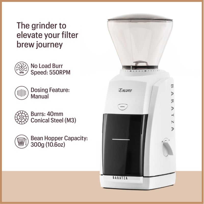 Baratza Encore Coffee Grinder ZCG485BLK, Black - Image 3